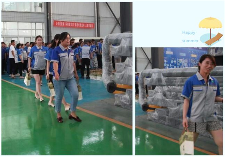 隨著炎炎夏日的來臨，近期氣溫逐步攀升，為切實(shí)做好夏季防暑降溫工作，保障員工的身體健康，7月17日下午，山東金格瑞開展“您戰(zhàn)高溫助振興 我送清涼鼓干勁”--夏送清涼主題活動，給所有的員工送上了防暑降溫茶，用愛心給這個炎夏降溫。.jpg